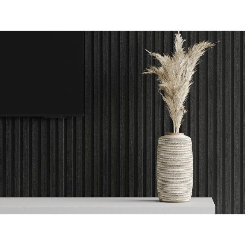 Veggplater kjøkken 275 x 30 cm svart eik akustisk Mexen Lam – S105-275307-3015-025