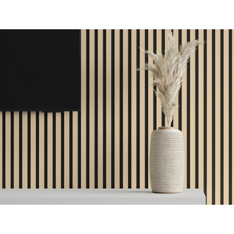 Veggplater kjøkken 275 x 30 cm eik sand Akustisk Mexen Lam – S105-275307-3015-001