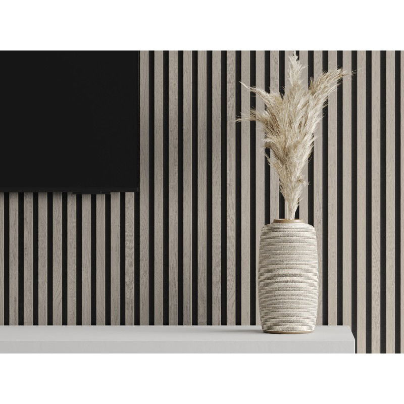 Veggplater kjøkken 275 x 30 cm grå eik Akustisk Mexen Lam – S105-275307-3015-005