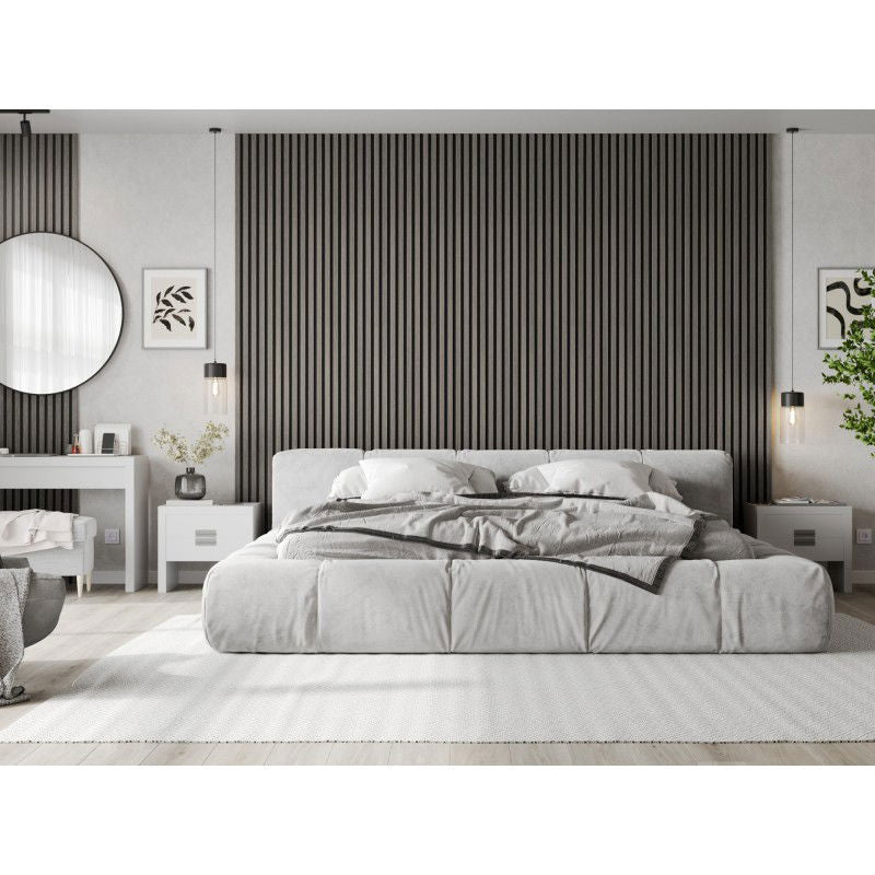 Veggplater kjøkken 275 x 30 cm sølvgrå eik Akustisk Mexen Lam – S105-275307-3015-007