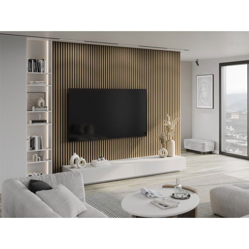 Veggplater kjøkken 275 x 30 cm eik natur Akustisk Mexen Lam – S105-275307-3015-004