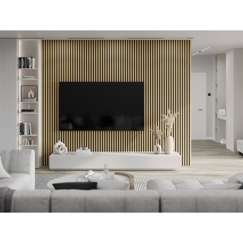 Veggplater kjøkken 275 x 30 cm eik Dąb Złocisty Akustisk Mexen Lam – S105-275307-3015-003