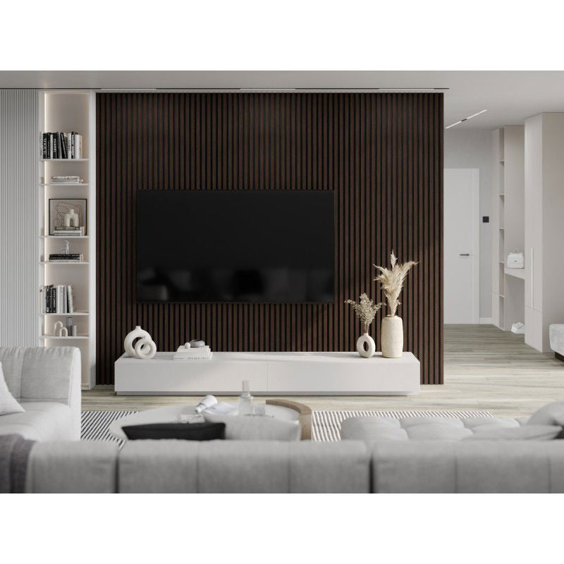 Veggplater kjøkken 275 x 30 cm heban brun Akustisk Mexen Lam – S105-275307-3015-022