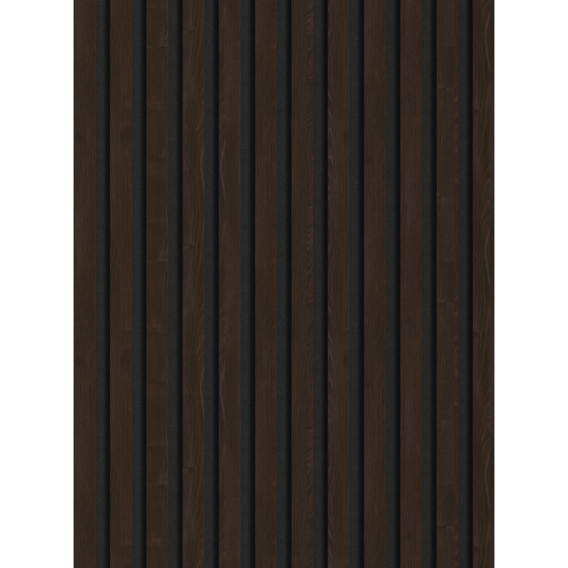 Veggplater kjøkken 275 x 30 cm heban brun Akustisk Mexen Lam – S105-275307-3015-022