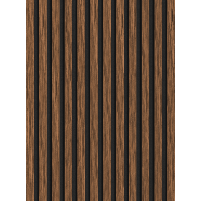 Veggplater kjøkken 275 x 30 cm mahogni rubin, akustisk, Mexen Lam – S105-275307-3015-013