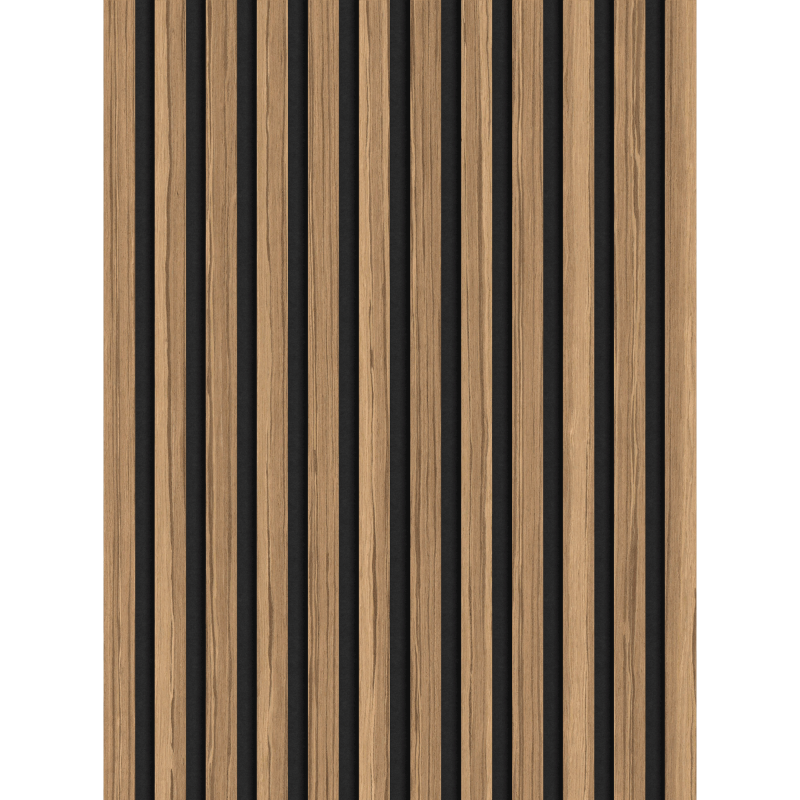 Veggplater kjøkken 275 x 30 cm lys valnøtt Akustisk Mexen Lam – S105-275307-3015-017