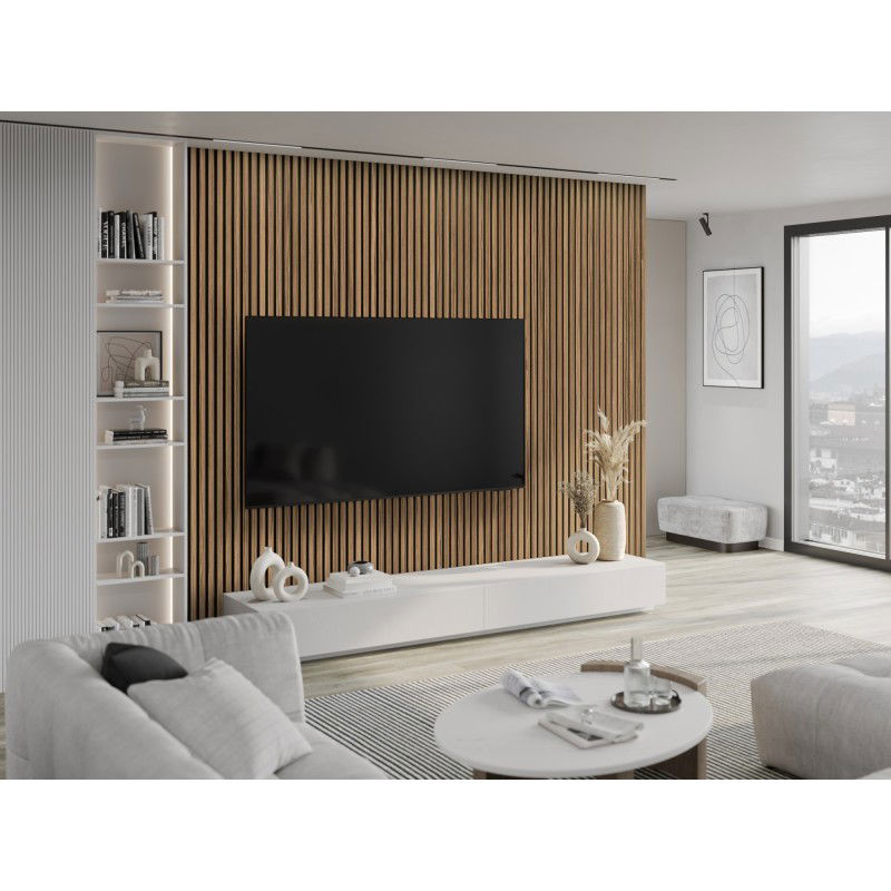 Veggplater kjøkken 275 x 30 cm lys valnøtt Akustisk Mexen Lam – S105-275307-3015-017