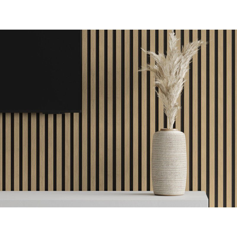 Veggplater kjøkken 275 x 30 cm valnøtt akustisk filtbakside Mexen Lam – S105-275307-3015-015