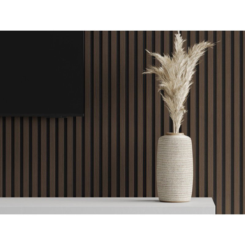 Veggplater kjøkken 275 x 30 cm valnøtt palisander akustisk Mexen Lam – S105-275307-3015-021