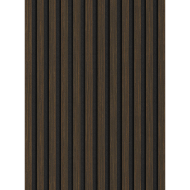 Veggplater kjøkken 275 x 30 cm brun valnøtt Akustisk Mexen Lam – S105-275307-3015-024