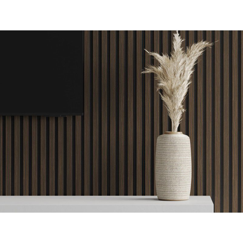 Veggplater kjøkken 275 x 30 cm brun valnøtt Akustisk Mexen Lam – S105-275307-3015-024