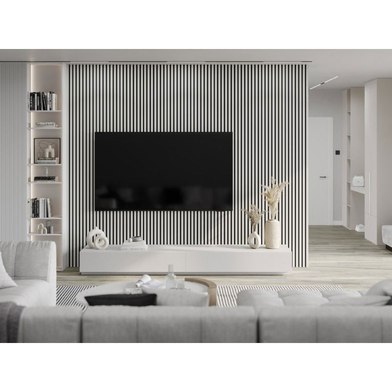 Veggplater kjøkken 275x31,5 cm hvit høyglans Akustisk Mexen Lam – S105-275317-2812-054