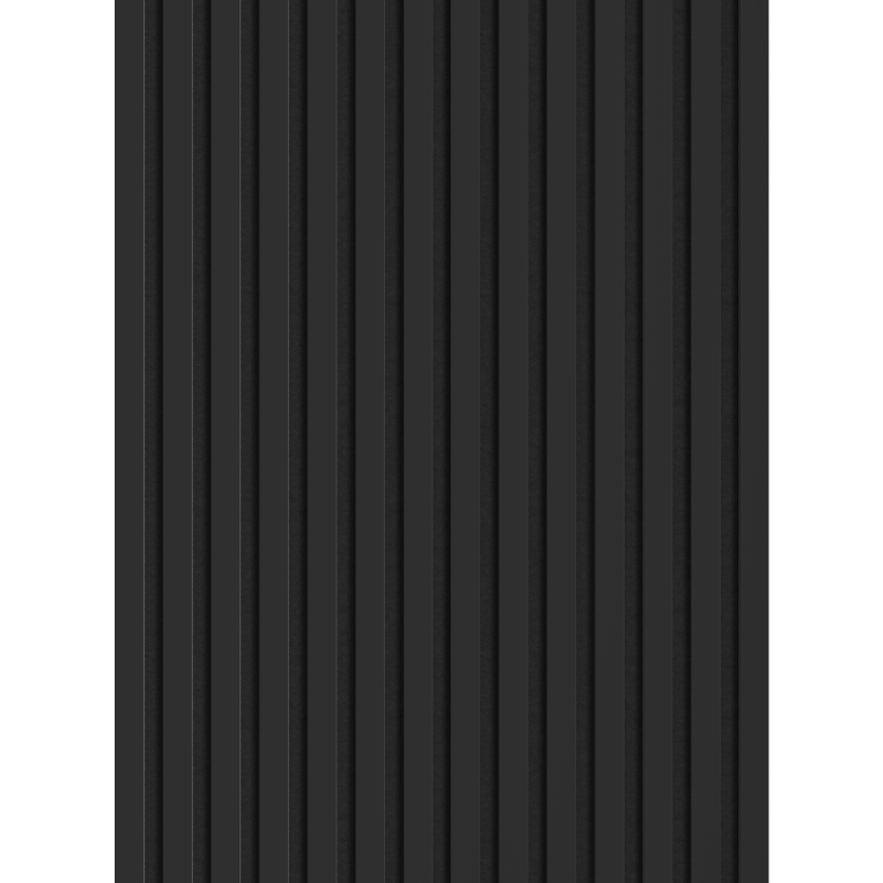 Veggplater kjøkken 275x31,5 cm svart matt Akustisk Mexen Lam – S105-275317-2812-053