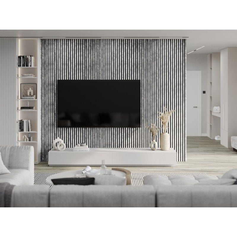 Veggplater kjøkken 275x31,5 cm hvit eik Akustisk Mexen Lam – S105-275317-2812-064