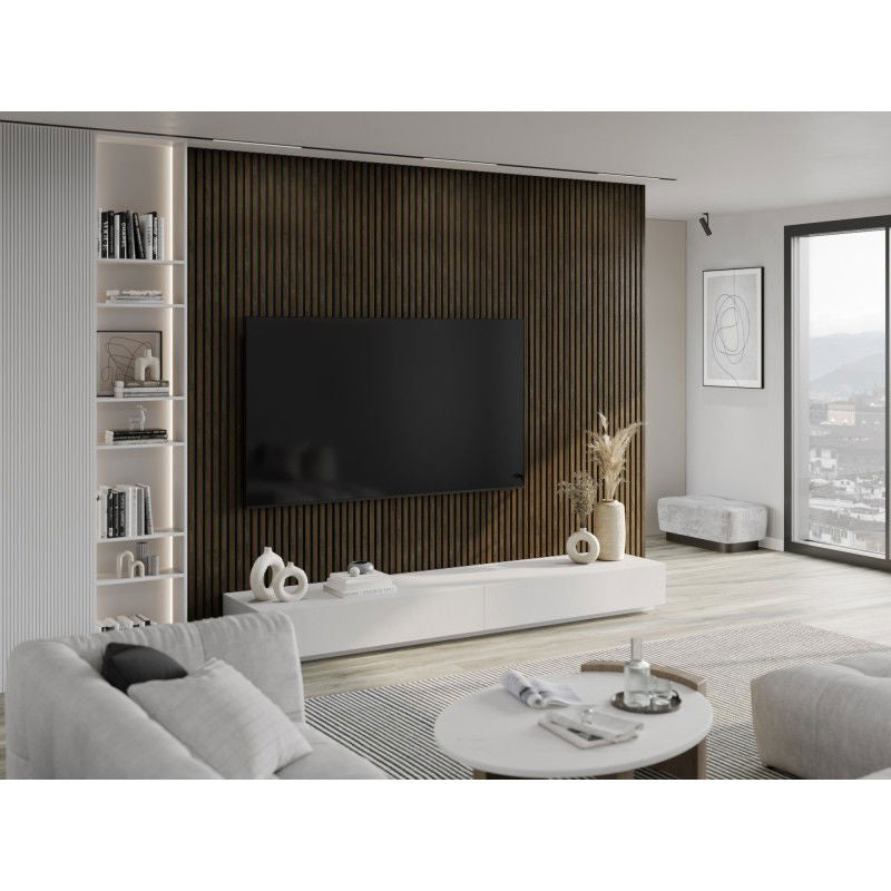 Veggplater kjøkken 275x31,5 cm espresso eik Akustisk Mexen Lam – S105-275317-2812-065