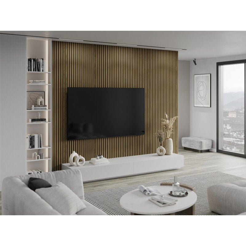 Veggplater kjøkken 275x31,5 cm eik klassisk Akustisk Mexen Lam – S105-275317-2812-072