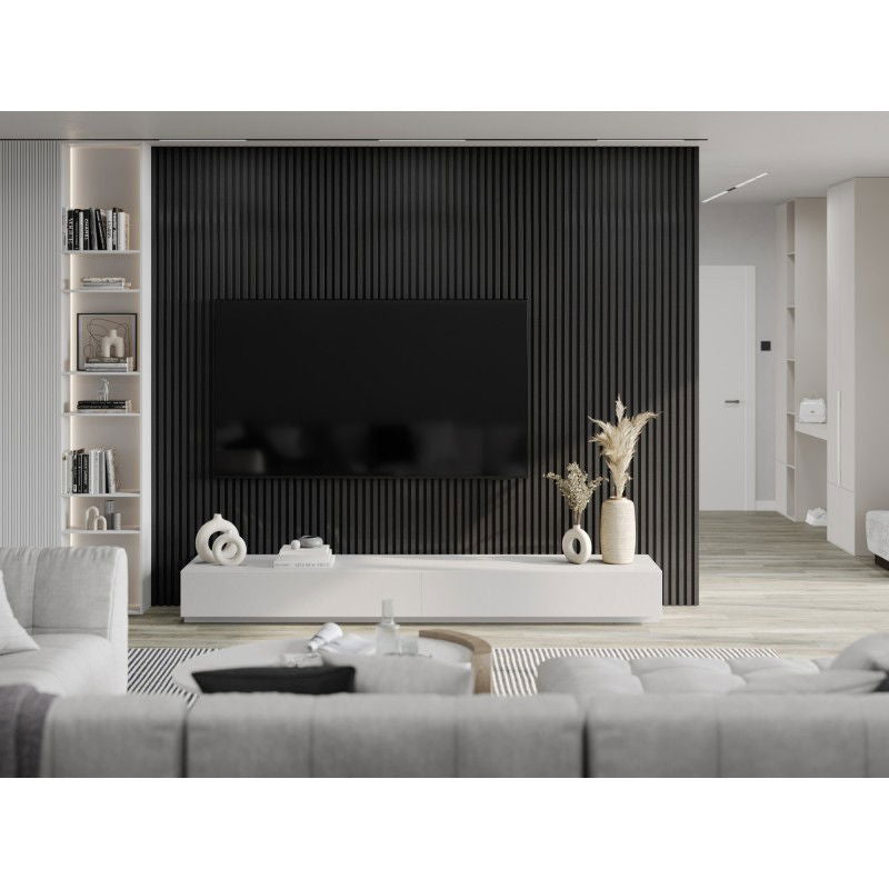 Veggplater kjøkken 275x31,5 cm svart akustisk Mexen Lam – S105-275317-2812-069