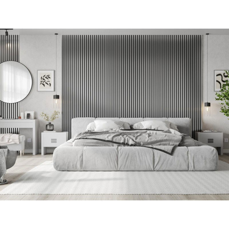 Veggplater kjøkken 275x31,5 cm sølv akustisk Mexen Lam – S105-275317-2812-056