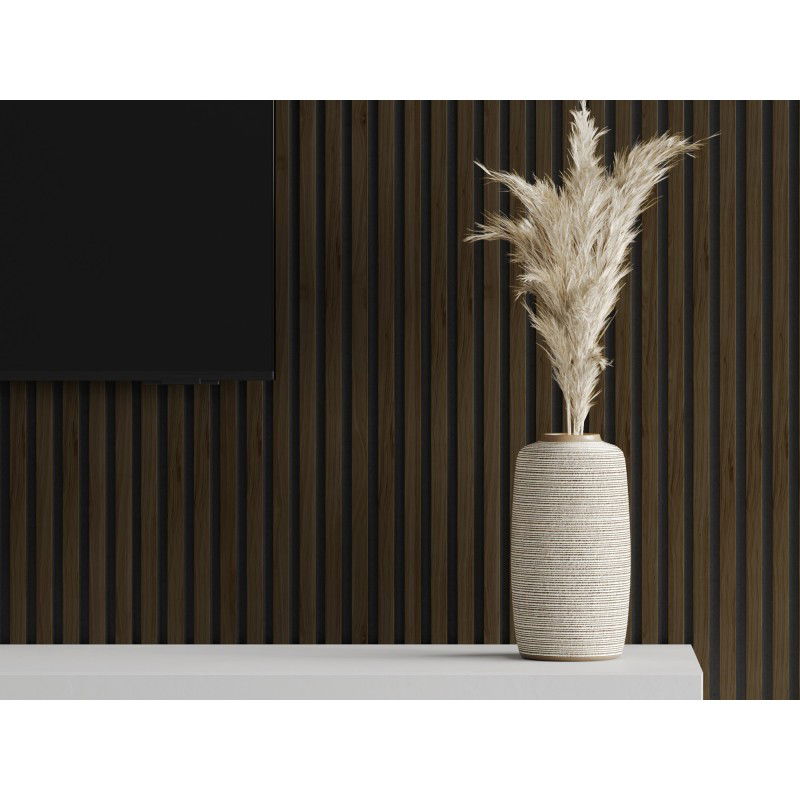 Veggplater kjøkken 275x31,5 cm wenge trestruktur Akustisk Mexen Lam – S105-275317-2812-071