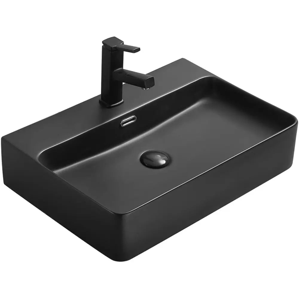 Mexen Lara Servant for Montering på Benkeplate 60x42 Cm Matt Svart