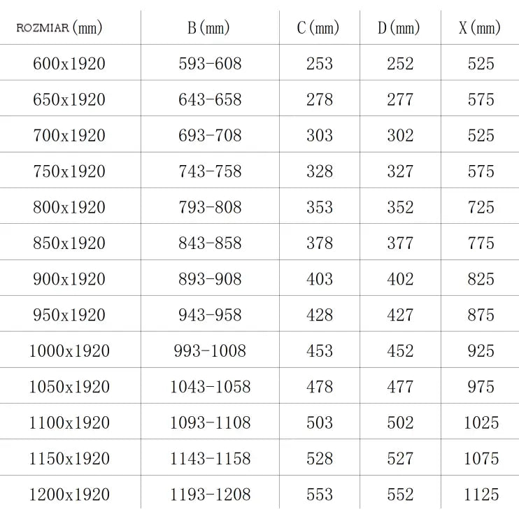 Mexen Lima Dusjdører Sammenleggbar 115 Cm Gjennomsiktig Krom - 856-115-000-01- - 10