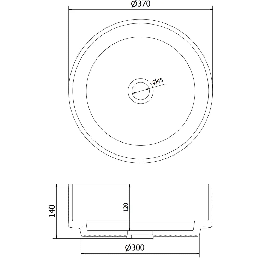 Mexen Lira Glasservant til Benkeplate 37x37 Cm Gjennomsiktig