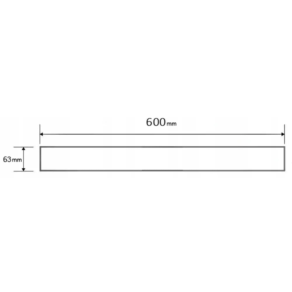 Mexen M33 Deksel for Linjeavløp 60 Cm Krom