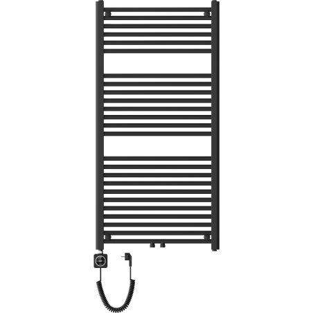 Håndkletørker Mars 1200 x 600 mm, 600 W, Sort, Premium