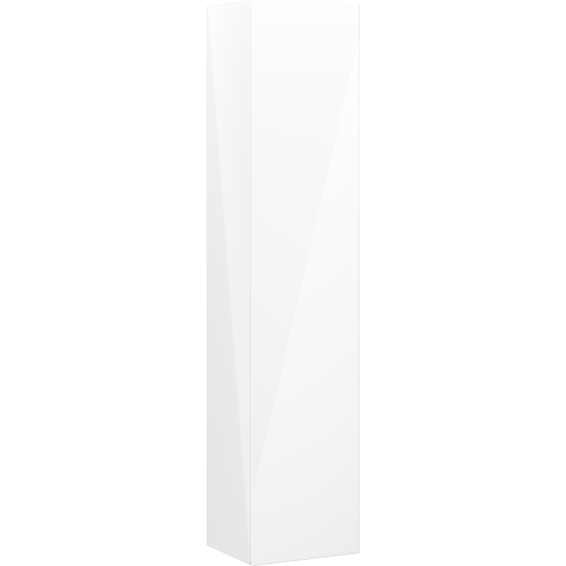Høyskap bad 35 cm Hvit høyglans 1 dør Silent System Mexen Orio – 91A11-03016-1-BF00