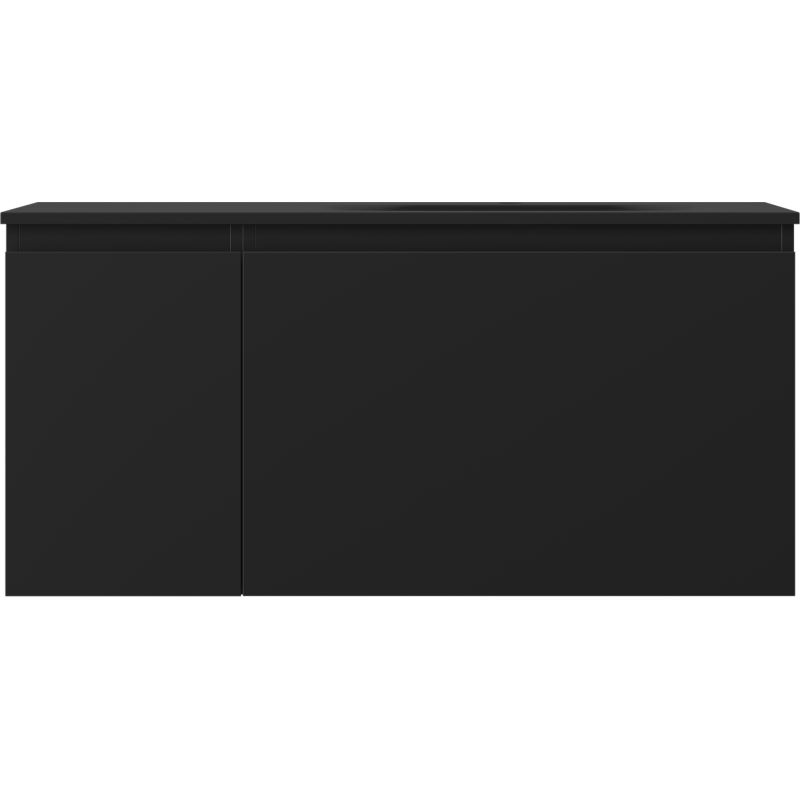 Servantskap med vask 100 cm svart matt Mexen Orio Vela høyre – 91A13-10047-3-BBFF71-W23P71