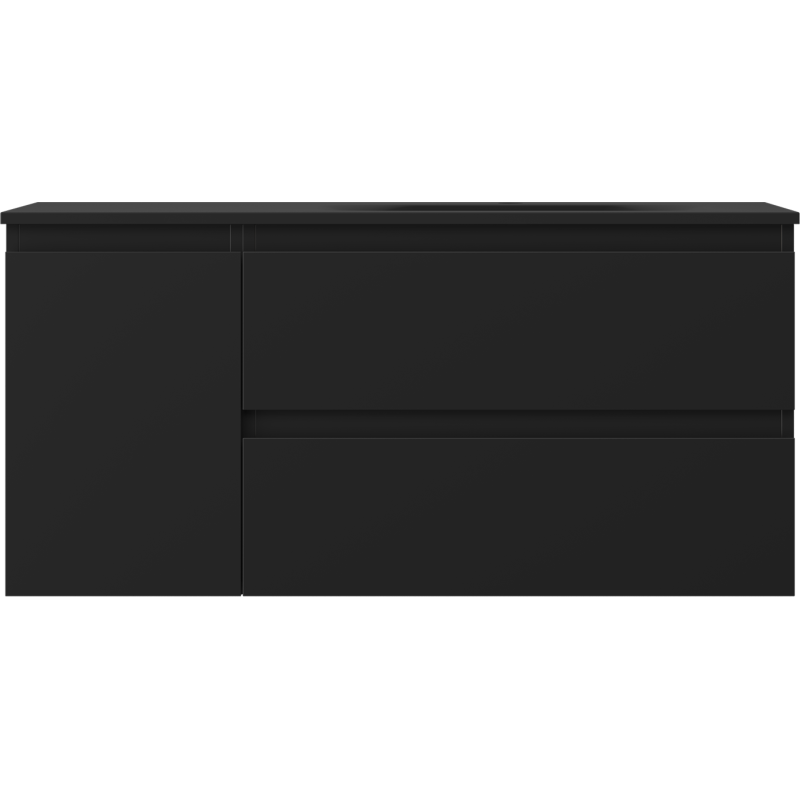 Servantskap med vask 100 cm svart matt Mexen Orio Vela høyre – 91A13-10047-3-BBFFF71-W23P71