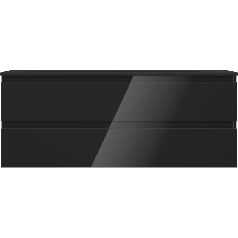 Servantskap med vask 120 cm svart, 2 skuffer Mexen Orio Vela – 91A10-12047-2-BFF70-W23M71