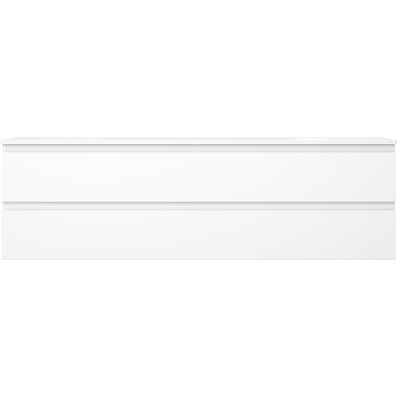 Servantskap med vask 160 cm hvit matt, 2 skuffer Mexen Orio – 91A10-16047-2-BFF01-W23M01