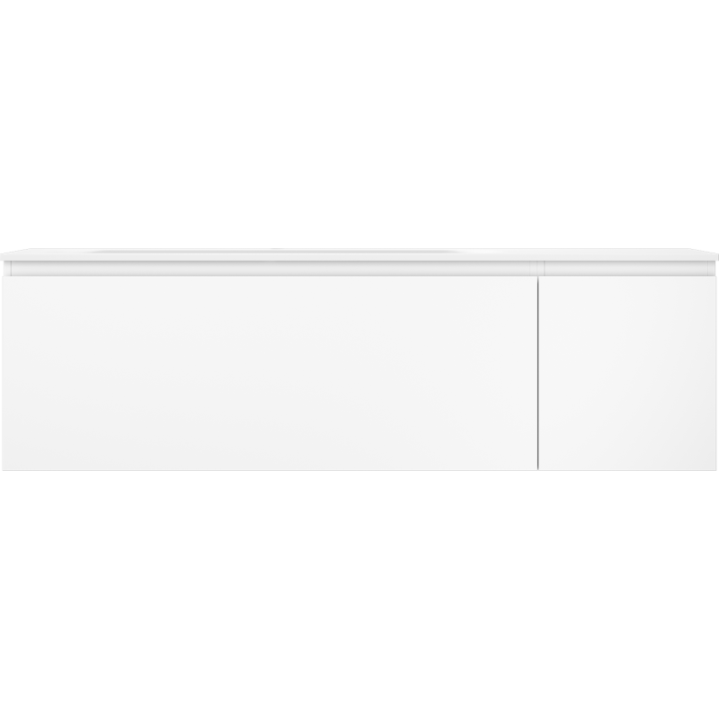 Servantskap med vask 160 cm hvit matt Mexen Orio Vela venstre – 91A13-16047-3-BBFF01-W23L01