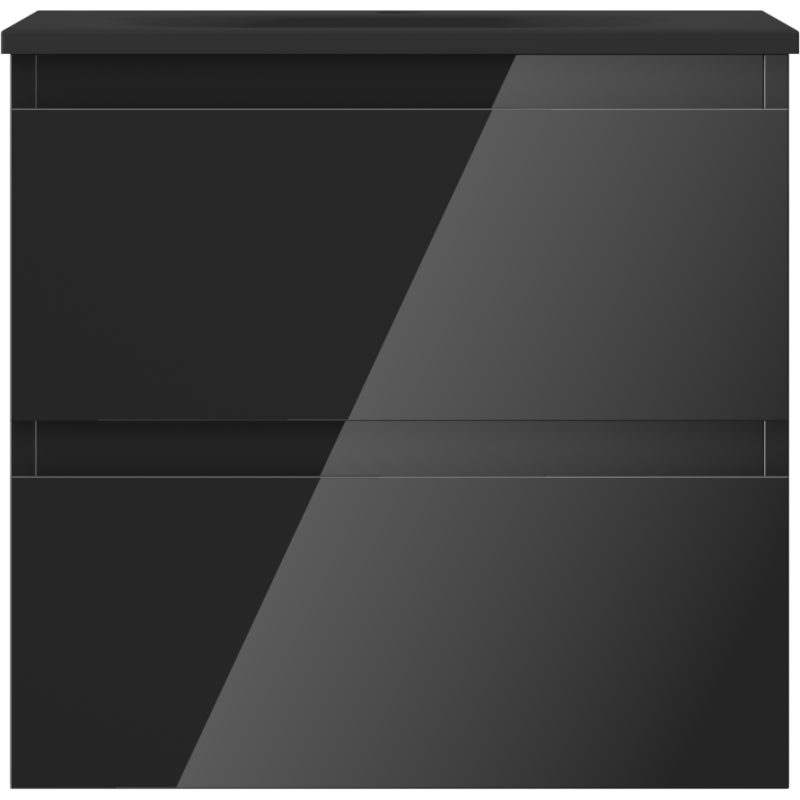 Servantskap med vask 50 cm svart, 2 skuffer Mexen Orio Vela – 91A10-05047-2-BFF70-W23M71