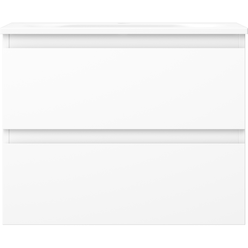 Servantskap med vask 60 cm hvit matt, 2 skuffer Mexen Orio – 91A10-06047-2-BFF01-W23M01