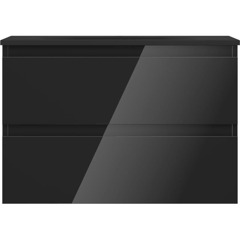 Servantskap med vask 70 cm svart, 2 skuffer Mexen Orio Vela – 91A10-07047-2-BFF70-W23M71