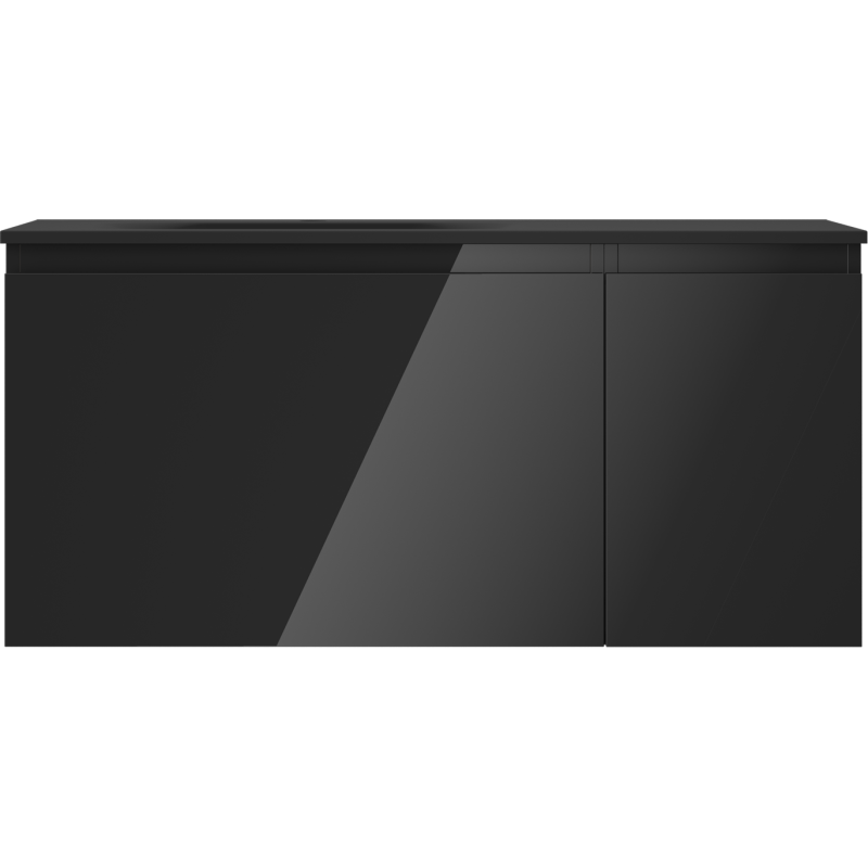 Servantskap med vask 90 cm svart høyglans/matt Mexen Orio – 91A13-09047-3-BBFF70-W23L71