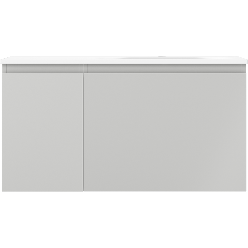 Servantskap med vask 90 cm grå/hvit Mexen Orio Vela høyre – 91A13-09047-3-BBFF62-W23P01