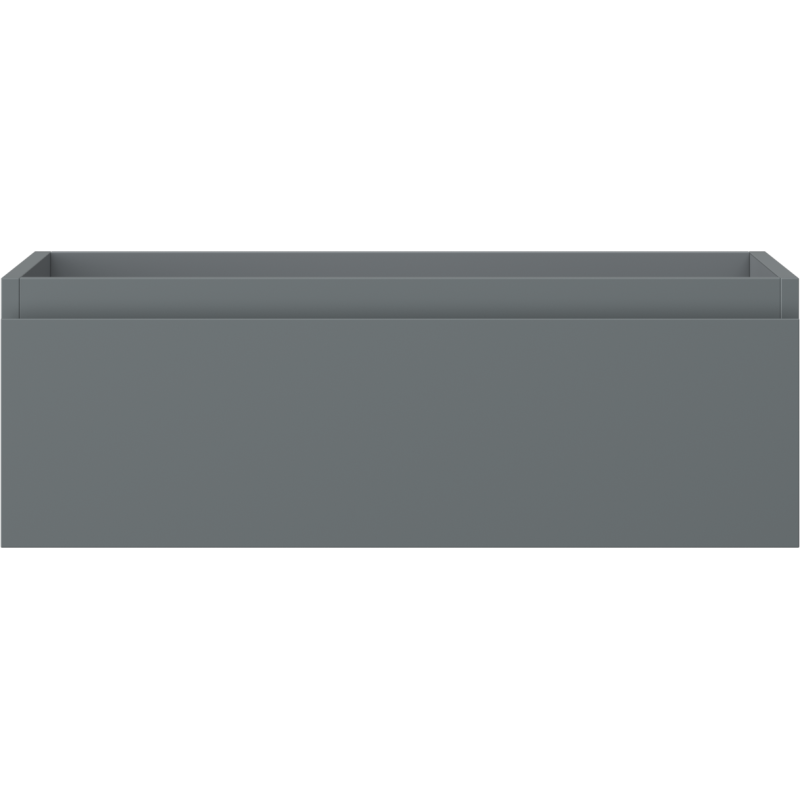 Underskap til servant Mexen Orio 70 cm i grafitt matt med én glatt skuff uten håndtak.