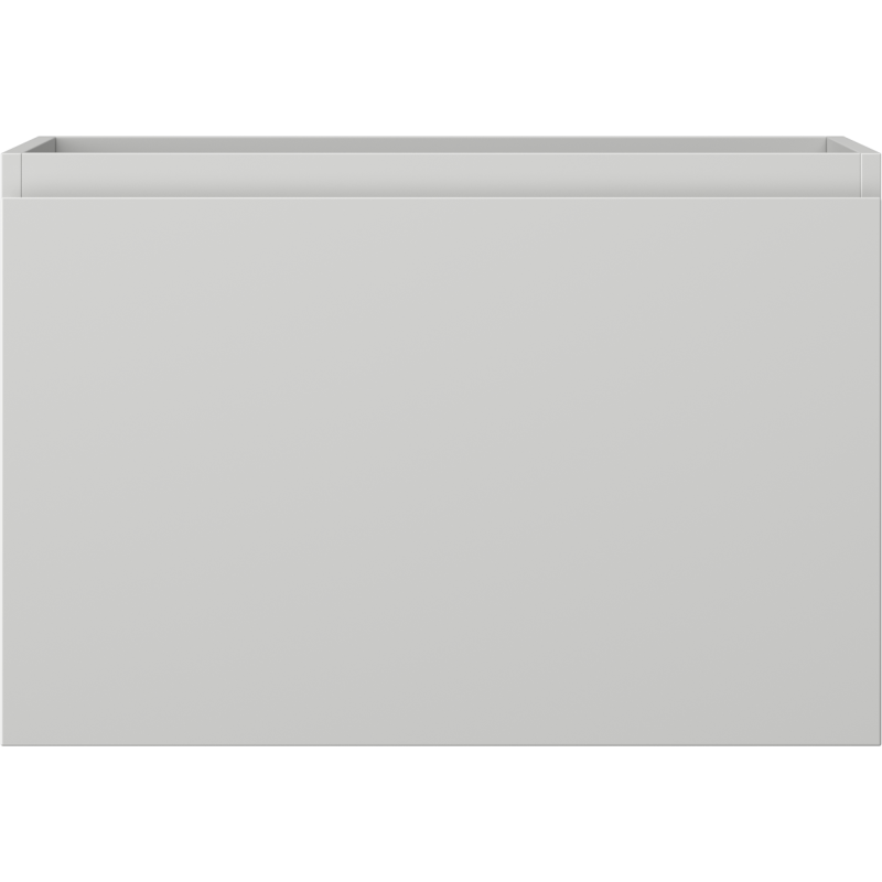Underskap til servant Mexen Orio 70 cm i grå matt med én skuff, minimalistisk front uten håndtak.