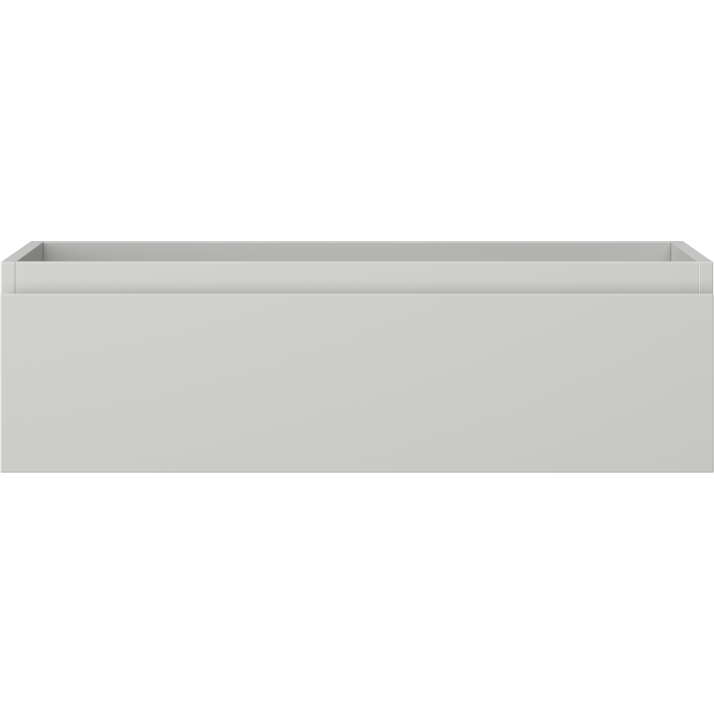 Underskap til servant Mexen Orio 80 cm i matt grå med én skuff og minimalistisk front.