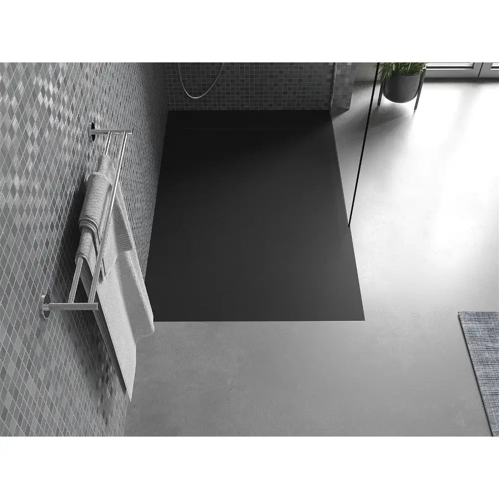 Mexen Otto Rektangulært Smc Dusjbrett 140x80 Cm Svart - 4n