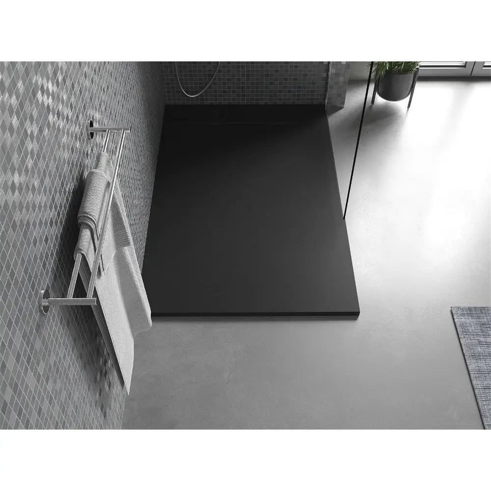 Mexen Otto Rektangulært Smc Dusjbrett 140x80 Cm Svart - 4n
