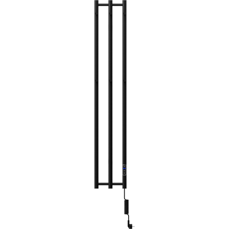 Håndkletørker Pino Med Håndkleholdere 1405 x 242 mm, 200 W, Sort