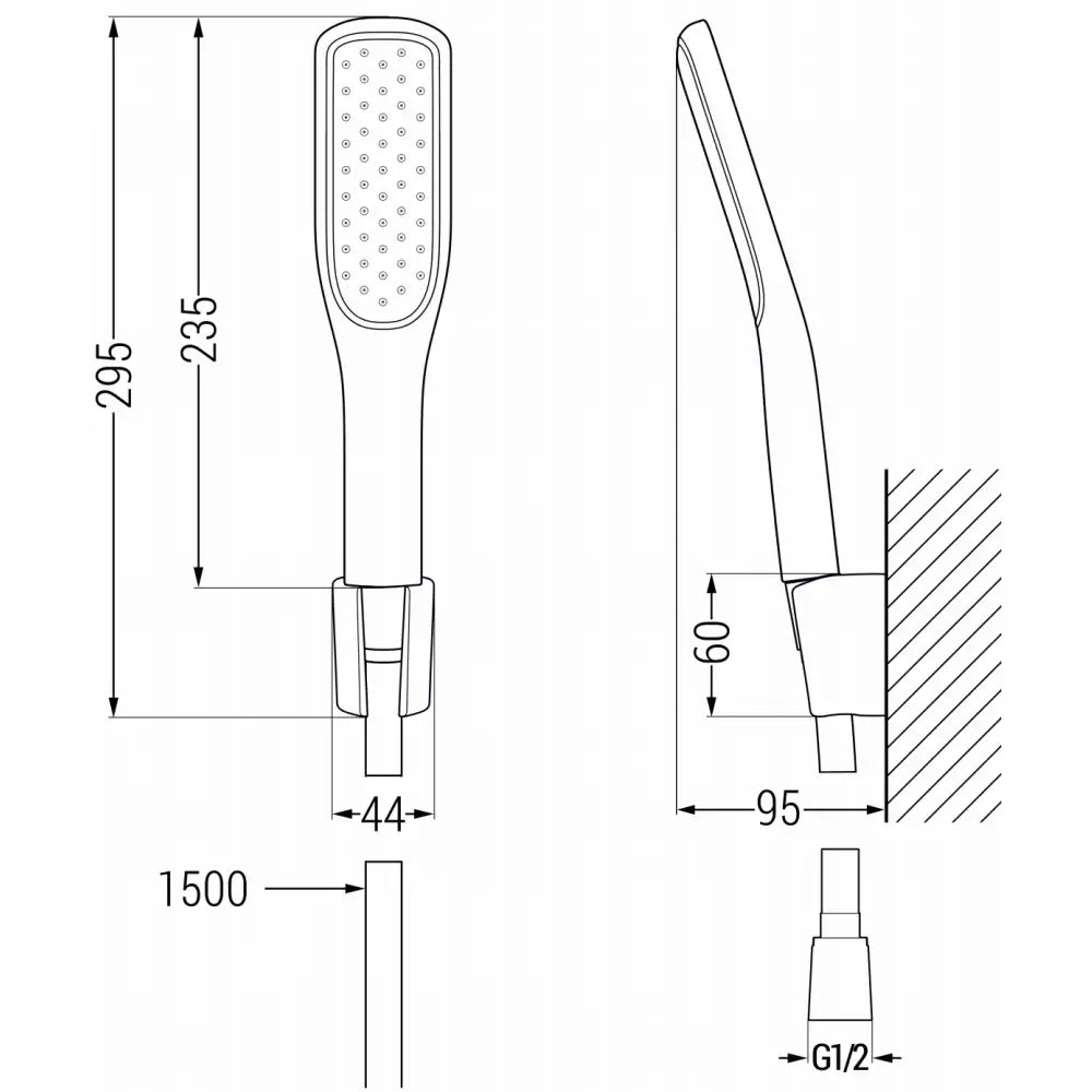 Mexen R-49 Punkt Dusjsett Gull/svart - 785495052 - 2