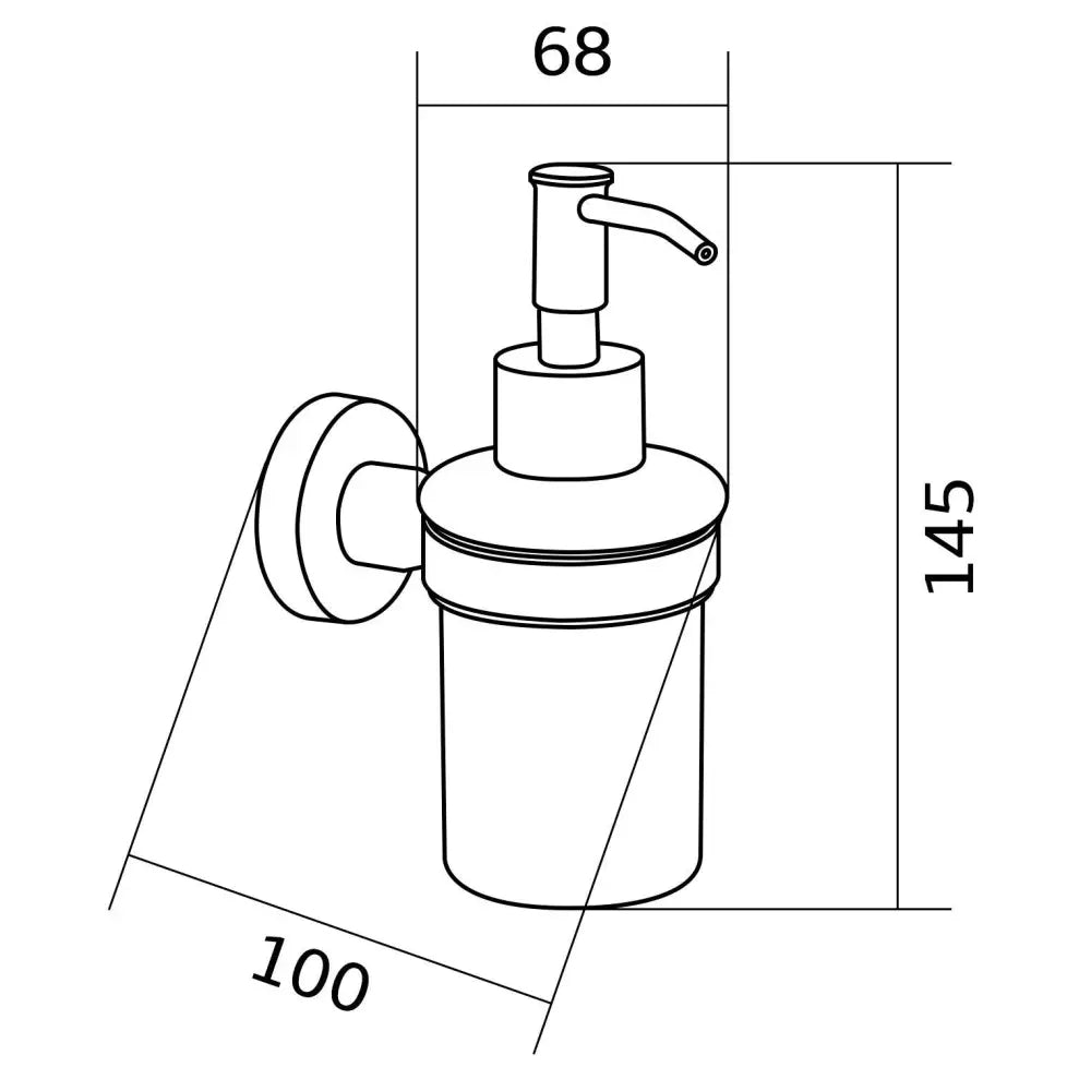 Mexen Remo Såpedispenser Krom - 70507388 - 2