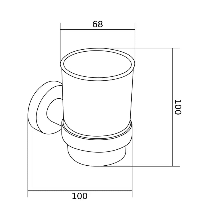 Mexen Remo Tannbørstekrus Krom - 7050738 - 2