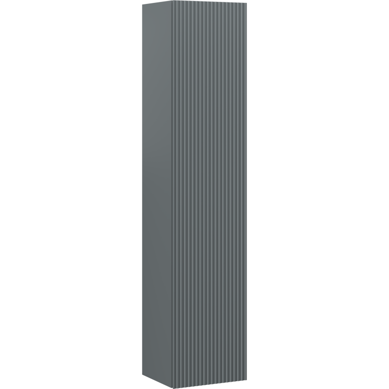 Høyskap bad 35 cm grafitt matt 1 dør Silent System Mexen Rivel – 91A21-03016-1-BF66