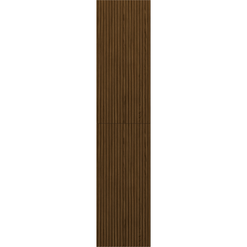 Høyskap bad 35 cm Valnøtt 2 Dører Silent System Mexen Rivel – 91A21-03016-2-BF86